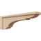 Ekena Millwork 5"W x 30"D x 10"H Thin Bryant Rough Cedar Woodgrain TimberThane Corbel, Primed Tan CORUR05X30X10BRYRCPR - alternate 1